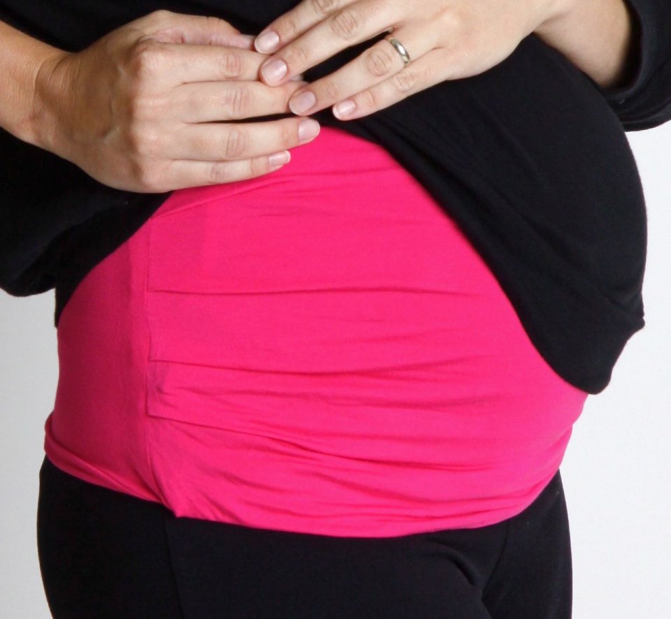 Radiation protection pregnancy sweatband - Pink