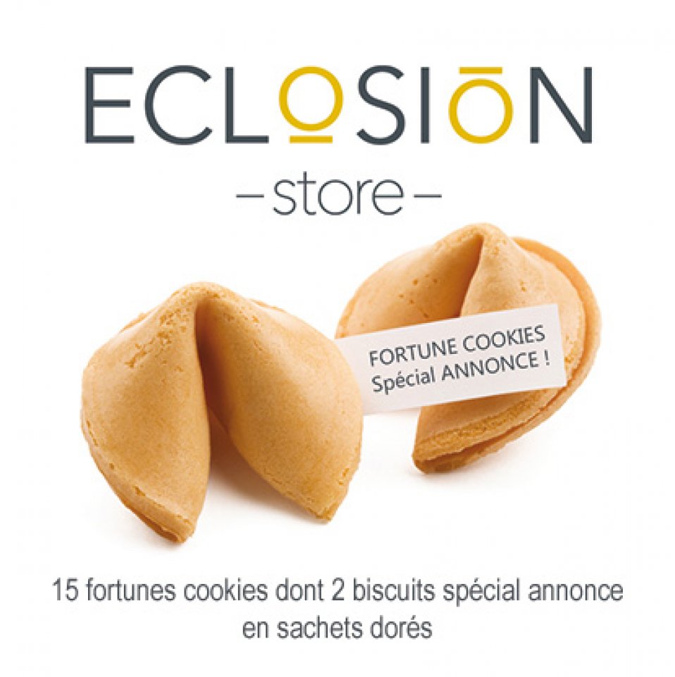 Biscuits Fortune Cookies d'annonce de grossesse 