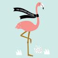 Baby book - Pink Flamingo